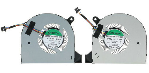 Ventilateur de CPU+GPU pour Acer Aspire V Nitro Vn7-592g