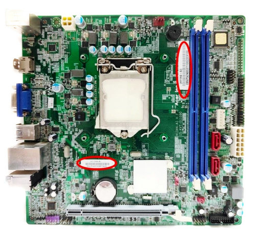 Acer X4650 N4660 H11H4-AI H110 DDR4 DVI+VGA Carte mère
