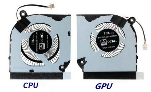 Ventilateur CPU+GPU pour Acer Nitro 5 An515-56-58v1 An515-56-58w8 An515-56-58xk