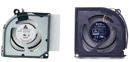 Ventilateur de CPU+GPU pour Acer Predator Triton 300 Se Pt314-51s-76dc Pt314-51s-76e9