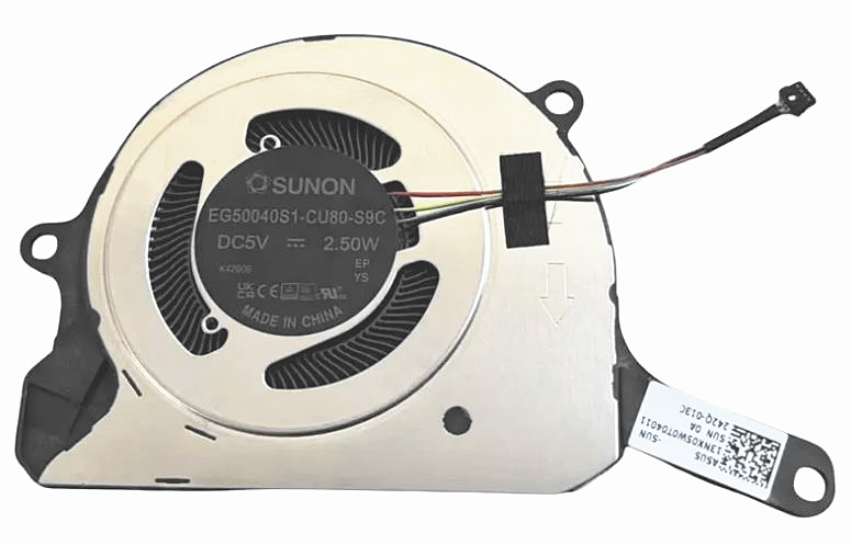 Ventilateur de CPU pour Asus ExpertBook B9 oled Air 2023 B9403CV EG50040S1-CU80-S9C