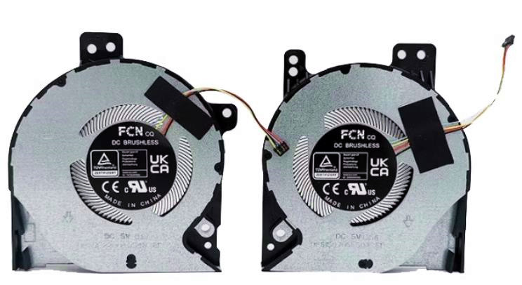 Ventilateur de CPU+GPU pour Asus NR2201ZA NR2201ZC NR2201ZE