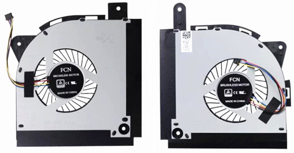 Ventilateur de CPU+GPU 12V pour Asus DFS201312740T DFS601812MN0T