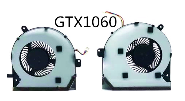 Ventilateur de CPU+GPU GTX1060 pour Asus EF75070S1-C410-S9A EF75070S1-C480-S9A