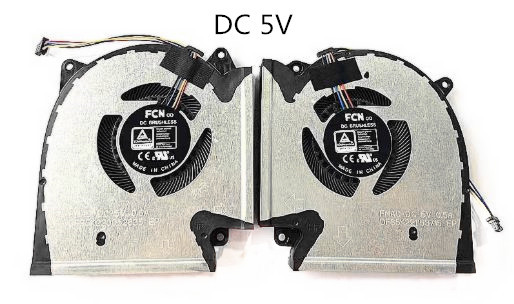 Ventilateur de CPU+GPU 5V pour Asus Rog Strix G15 G733R G713QR G733QS