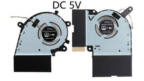 Ventilateur de GPU+CPU 5V pour Asus DFS5K12304363L FLKL DFS5K12115491L FLKM - Cliquez sur l'image pour la fermer