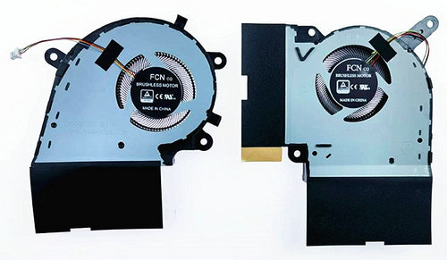 Ventilateur de CPU+GPU 12V pour Asus Rog Strix G G531gv-al265t G531gv-al317