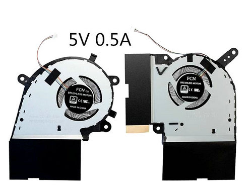 Ventilateur de GPU+CPU 5V pour Asus Rog Strix G741gv