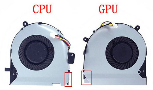 Ventilateur de GPU+CPU pour Asus EF75070S1-C530-S9A EF75070S1-C481-S9A