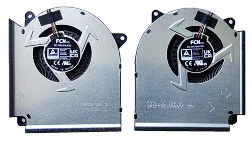 Ventilateur de CPU+GPU pour Asus FS3M DFSCK22115181D FQ69 DFSCK22D05883C