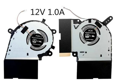 Ventilateur de CPU+GPU 12V pour Asus Rog Strix Scar 17 G732lw-ev050t G732lw-ev073t - Cliquez sur l'image pour la fermer