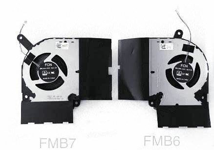 Ventilateur de CPU+GPU 12V pour Asus FMB6 DFSCK22105182G FMB7 DFSCK22115181G - Cliquez sur l'image pour la fermer
