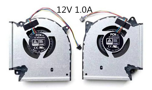 Ventilateur de CPU+GPU 12V pour Asus 13NR08E0P01011 13NR08E0P02011