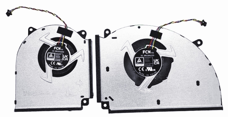 Ventilateur de CPU+GPU 12V pour Asus Rog Strix Scar 18 G834 G834jz G834jy