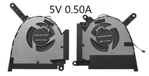 Ventilateur de CPU+GPU 5V pour Asus DFS5K22305283E FP85 DFS5K22115371E FP86
