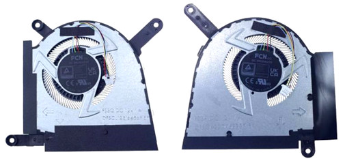 Ventilateur de CPU+GPU 12V pour Asus Tuf Gaming F16 Fx607 Fx607j Fx607jv