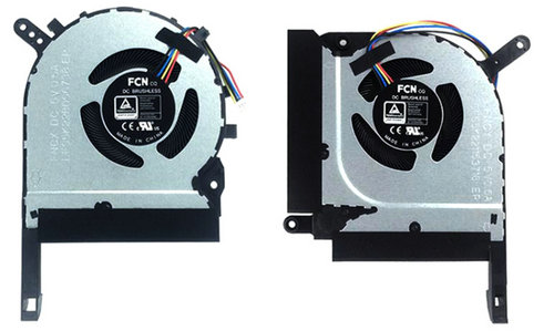 Ventilateur de CPU+GPU 5V pour Asus Tuf Fa506q Fa506qm