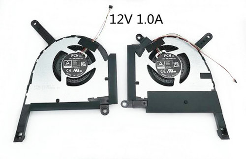 Ventilateur de CPU+GPU 12V pour Asus Tuf Gaming A17 Fa707r