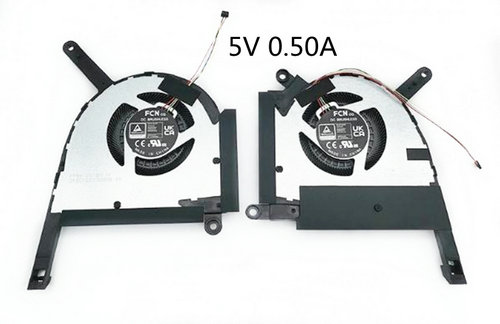 Ventilateur de CPU+GPU 5V RTX3050 pour Asus Tuf Gaming A17 Fa707r