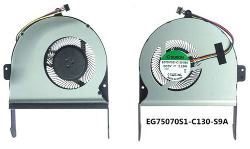 Ventilateur de CPU pour Asus VivoBook Pro N552 N552V EG75070S1-C130-S9A