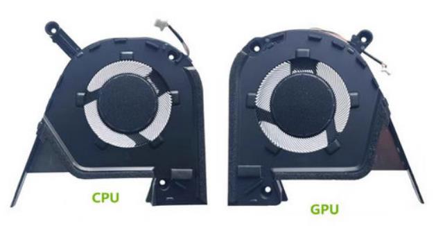 Ventilateur de CPU+GPU 12V RTX3060 pour Asus Vivobook Pro 15 Oled M6501 M6501RR M6501RM