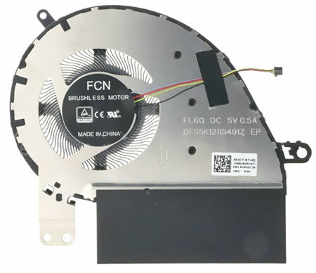 Ventilateur de CPU pour Asus DFS5K12115491Z FL6Q 13NB0JW0P01011