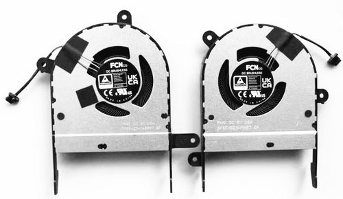 Ventilateur de CPU+GPU pour Asus Zenbook Flip 15 Oled Q539zd