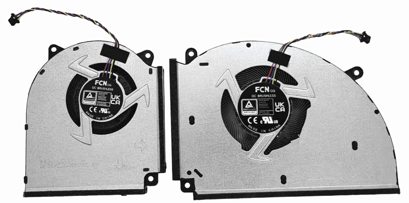 Ventilateur de CPU+GPU 12V pour Asus DFSCK22D05883C FS3L DFSCK324162A2L FQ71