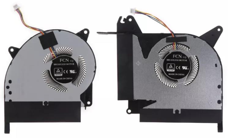 Ventilateur de CPU+GPU 12V pour Asus rog Strix RTX Scar II GL704 GL704G GL704GW