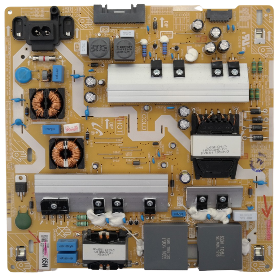 Samsung un65nu6070fxza ue65nu7100k carte d'alimentation bn44-00932a l65e6n_nhs