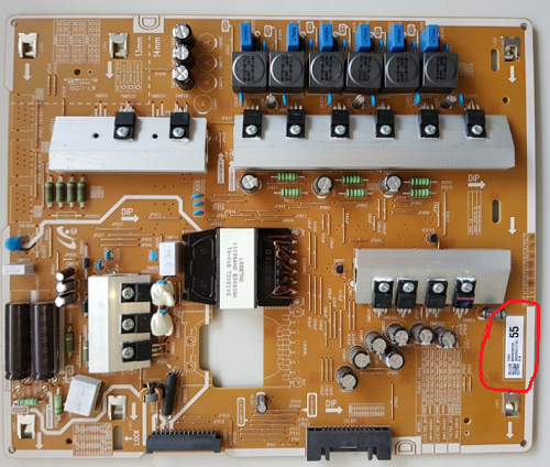 Samsung GQ55Q7FNGT GQ55Q8CNG carte d'alimentation BN44-00939A L55E7NQ_NHS
