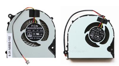 Ventilateur de CPU+GPU pour Clevo N850hk1 N870hk1
