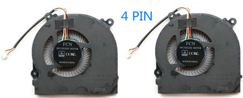 Ventilateur de CPU+GPU 4-broches pour Clevo DFB601205V20T FKLW DFB601205M20T FKLW