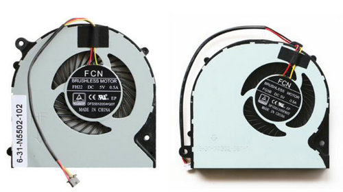 Ventilateur de GPU+CPU pour Clevo FH22 DFS551205WQ0T 6-31-N5502-102 - Cliquez sur l'image pour la fermer