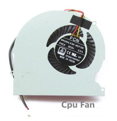 Ventilateur de CPU pour Clevo P670hp6 P670hp6-g