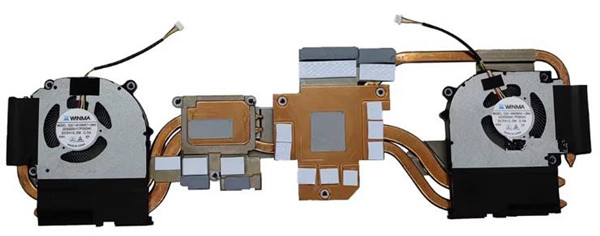 Ventilateur+radiateur 5V pour Clevo Pd70s 6-31-PD70S-PA2 27Q-0360-PA2