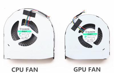 Ventilateur de CPU+GPU pour Dell EG75150S1-C030-S9A EG75150S1-C040-S9A