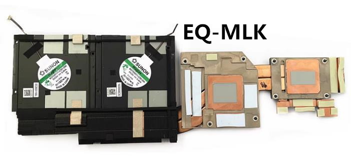 Ventilateur+radiateur EQ-MLK pour Dell Precision 7780 M7780 0204PH AT4050003ZCL