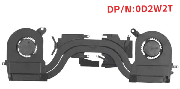 Ventilateur+radiateur pour Dell Alienware 13 R1 R2 D2W2T 0D2W2T