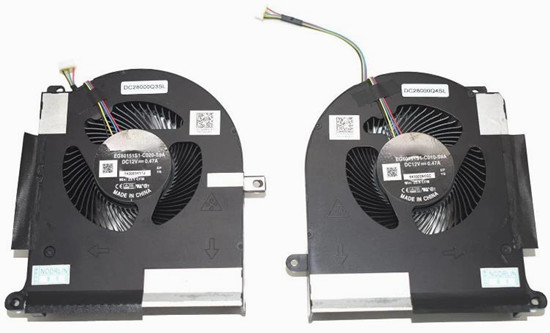 Ventilateur de CPU+GPU Rtx2080 pour Dell Alienware Area-51m R1 0TW5Y8 0TPV77