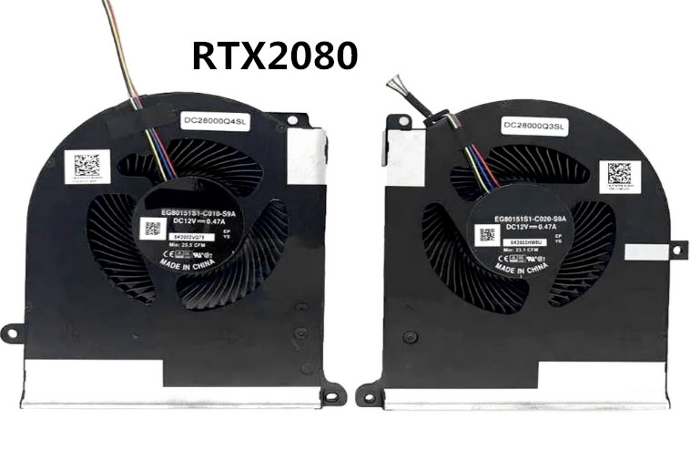 Ventilateur de CPU+GPU RTX2080 pour Dell DC28000Q3SL DC28000Q4SL