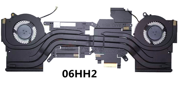 Ventilateur+radiateur 115W AMD pour Dell Alienware m15 Ryzen R5 06HH2 AT3AS002ZAL