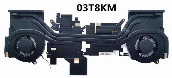 Ventilateur+radiateur 80W pour Dell Alienware m15 Ryzen R6 03T8KM AT36U002ZA0