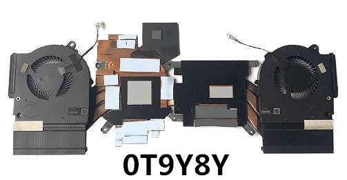 Ventilateur+radiateur 115W pour Dell Alienware m15 Ryzen R6 0T9Y8Y AT36U001ZAL