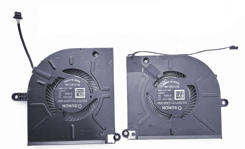 Ventilateur de CPU+GPU pour Dell EG75071S1-C410-S9A EG75071S1-C420-S9A