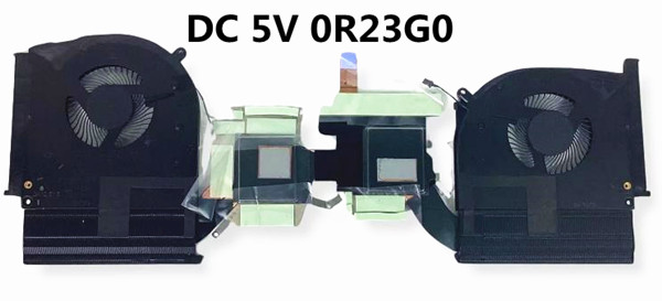 Ventilateur+radiateur N18P 5V pour Dell Alienware M17 R2 0R23G0 AT2KG002FAL