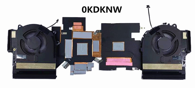 Ventilateur+radiateur GN20E 12V pour Dell Alienware M17 R5 0KDKNW AT3S9005ZAL