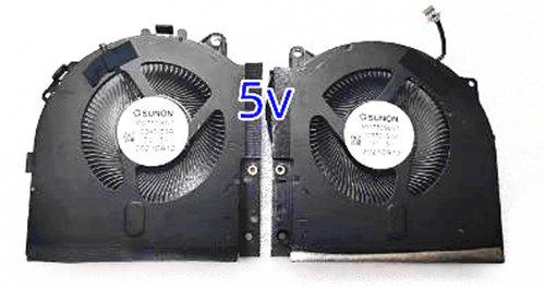 Ventilateur de CPU+GPU 5V für Dell Alienware M17 R5