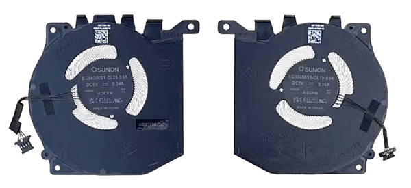 Ventilateur de CPU+GPU 12V pour Dell EG75071S1-C240-S9A EG75071S1-C250-S9A