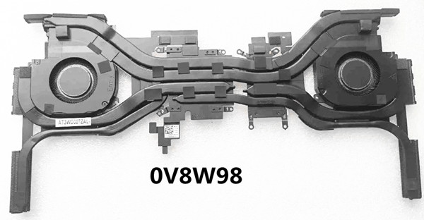 Ventilateur+radiateur 12V pour Dell Alienware X16 R1 0V8W98 AT3WD007ZAL